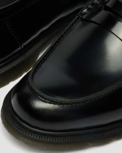 Mayfare Smooth Leather Loafers in Black