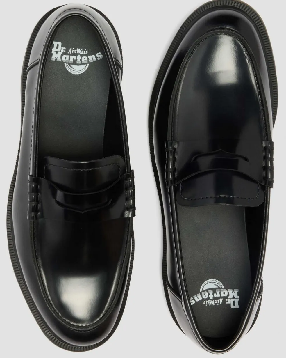 Mayfare Smooth Leather Loafers in Black