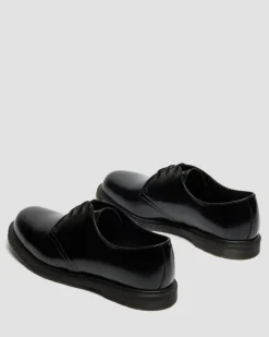 Mayfare Smooth Leather Shoes in Black