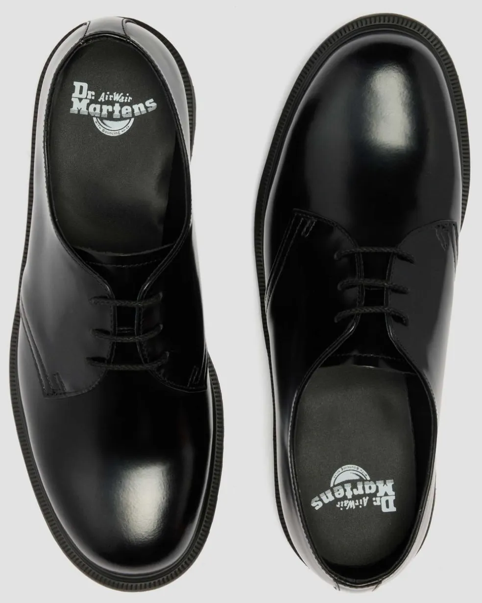 Mayfare Smooth Leather Shoes in Black