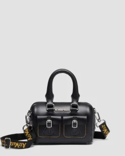 Mini Top Handle Bag in Black