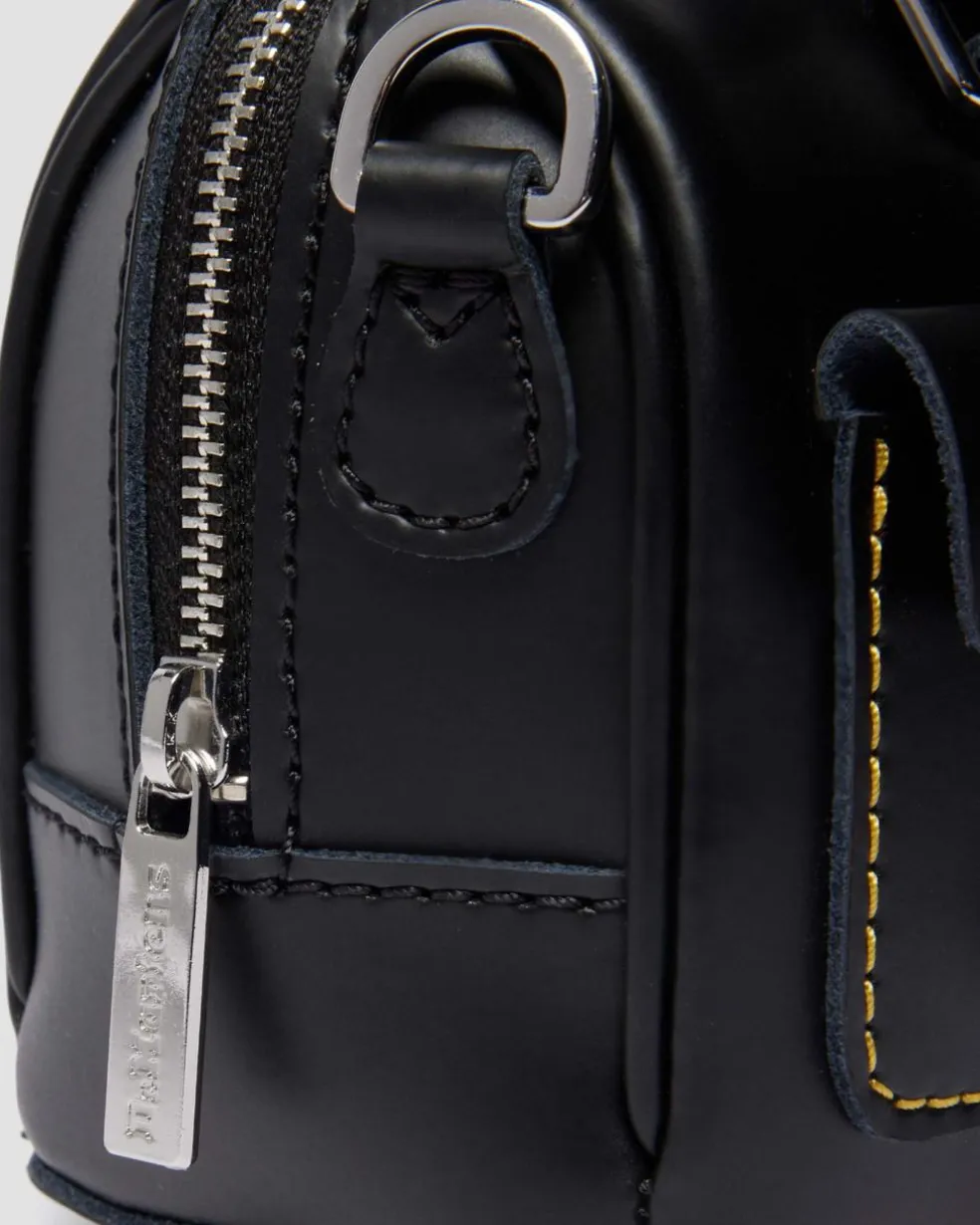 Mini Top Handle Bag in Black