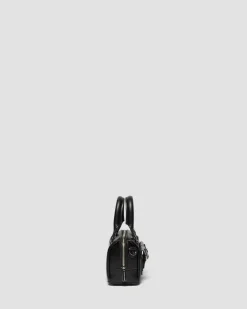 Mini Top Handle Bag in Black