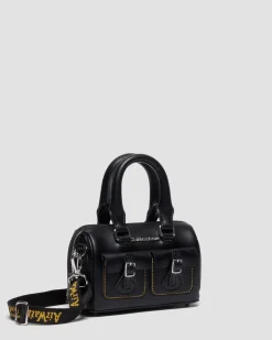 Mini Top Handle Bag in Black