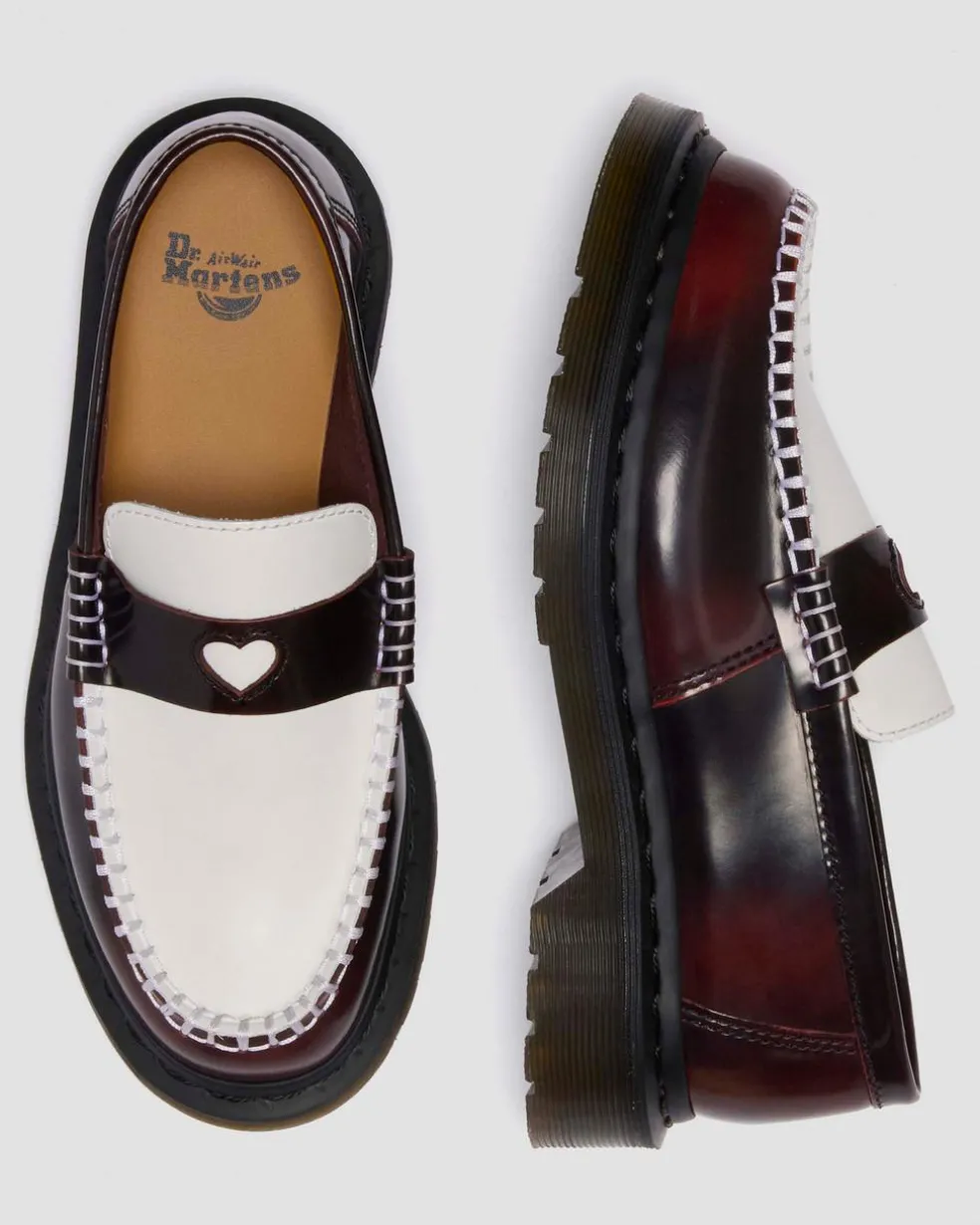 PENTON HEART in Cherry Red & White