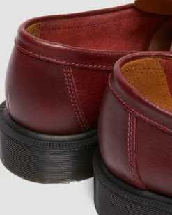 Penton Made In England Two-Tone Leather Loafers in Burgundy