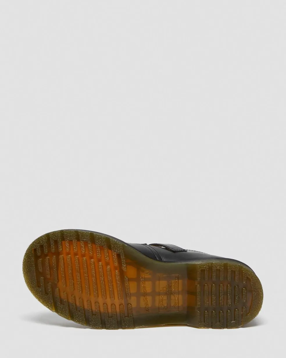 Polley Smooth Leather Mary Janes in Black