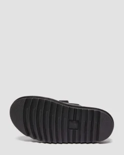 Raine Slide Athena leather sandals in Black