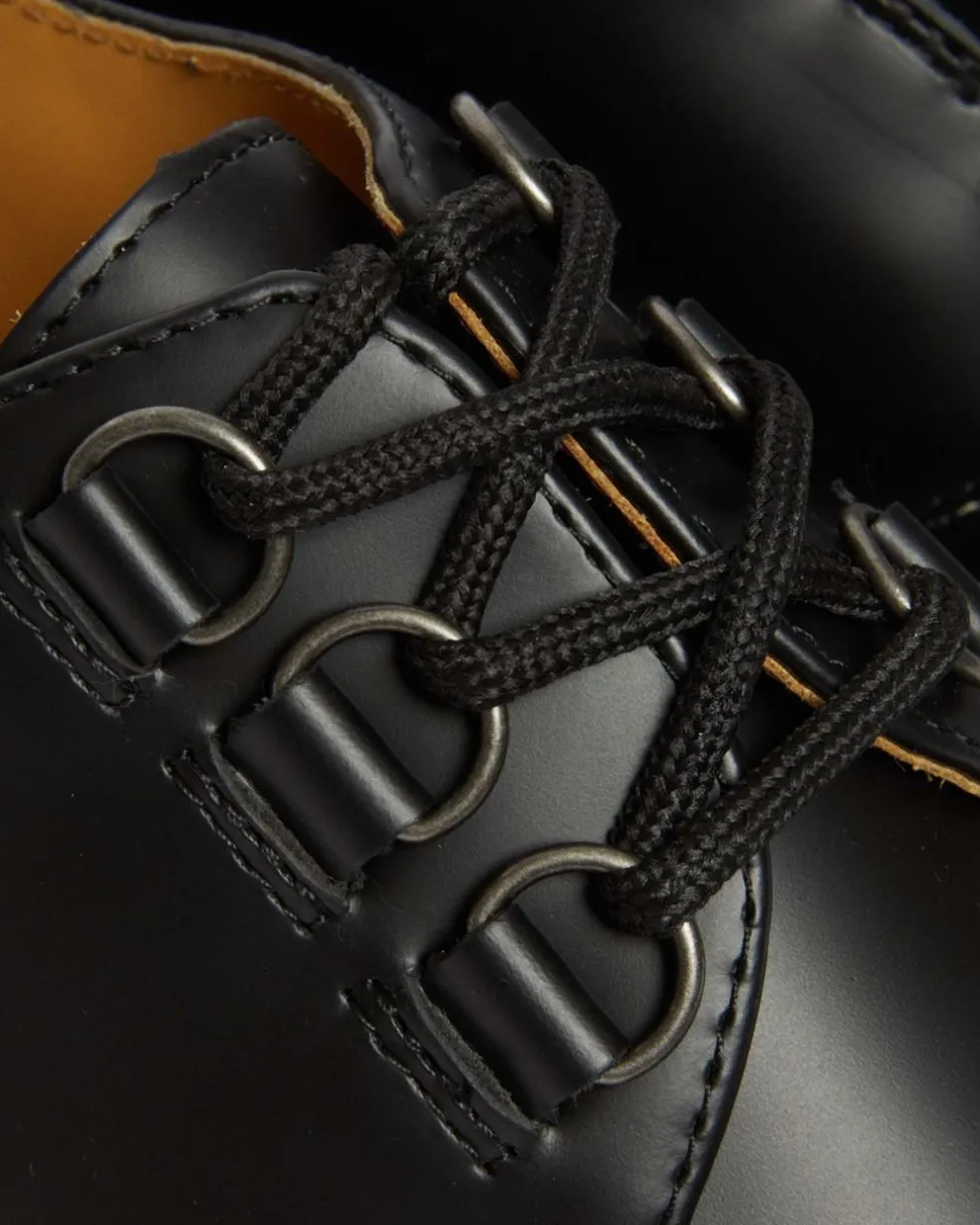 Ramsey Smooth Leather Creepers in Black