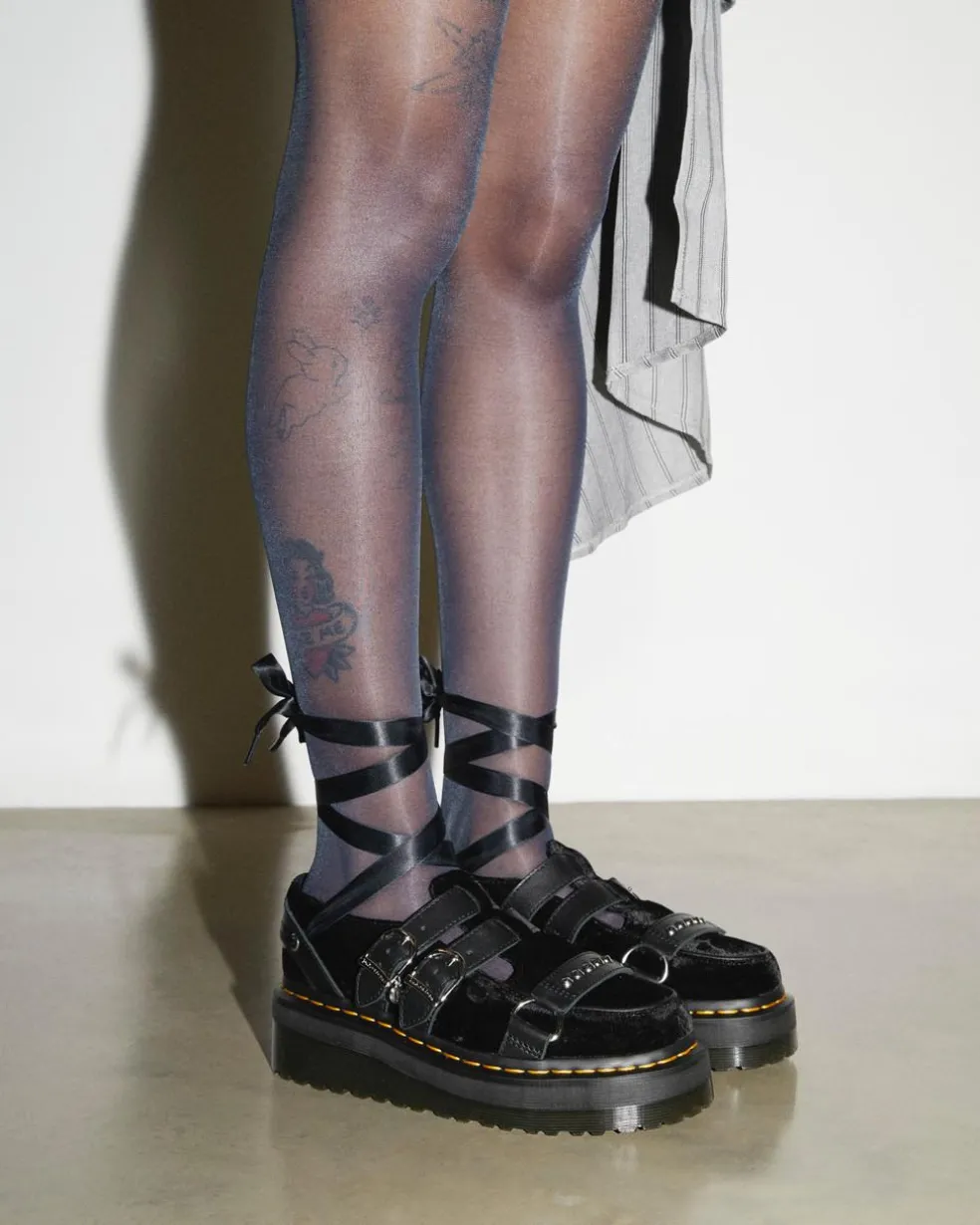 RAMSEY WEDNESDAY PLATFORM CREEPERS in Black