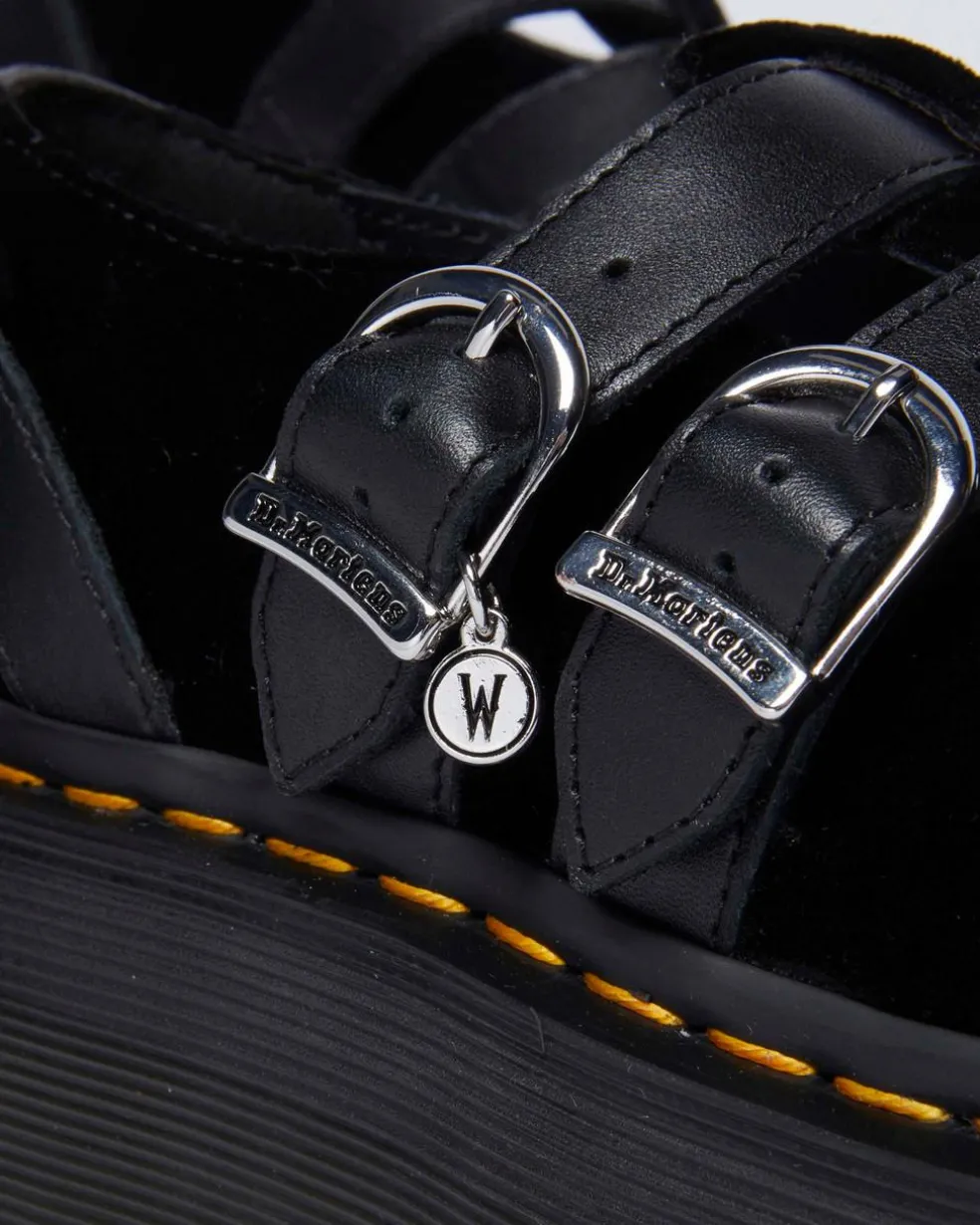 RAMSEY WEDNESDAY PLATFORM CREEPERS in Black