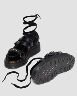 RAMSEY WEDNESDAY PLATFORM CREEPERS in Black