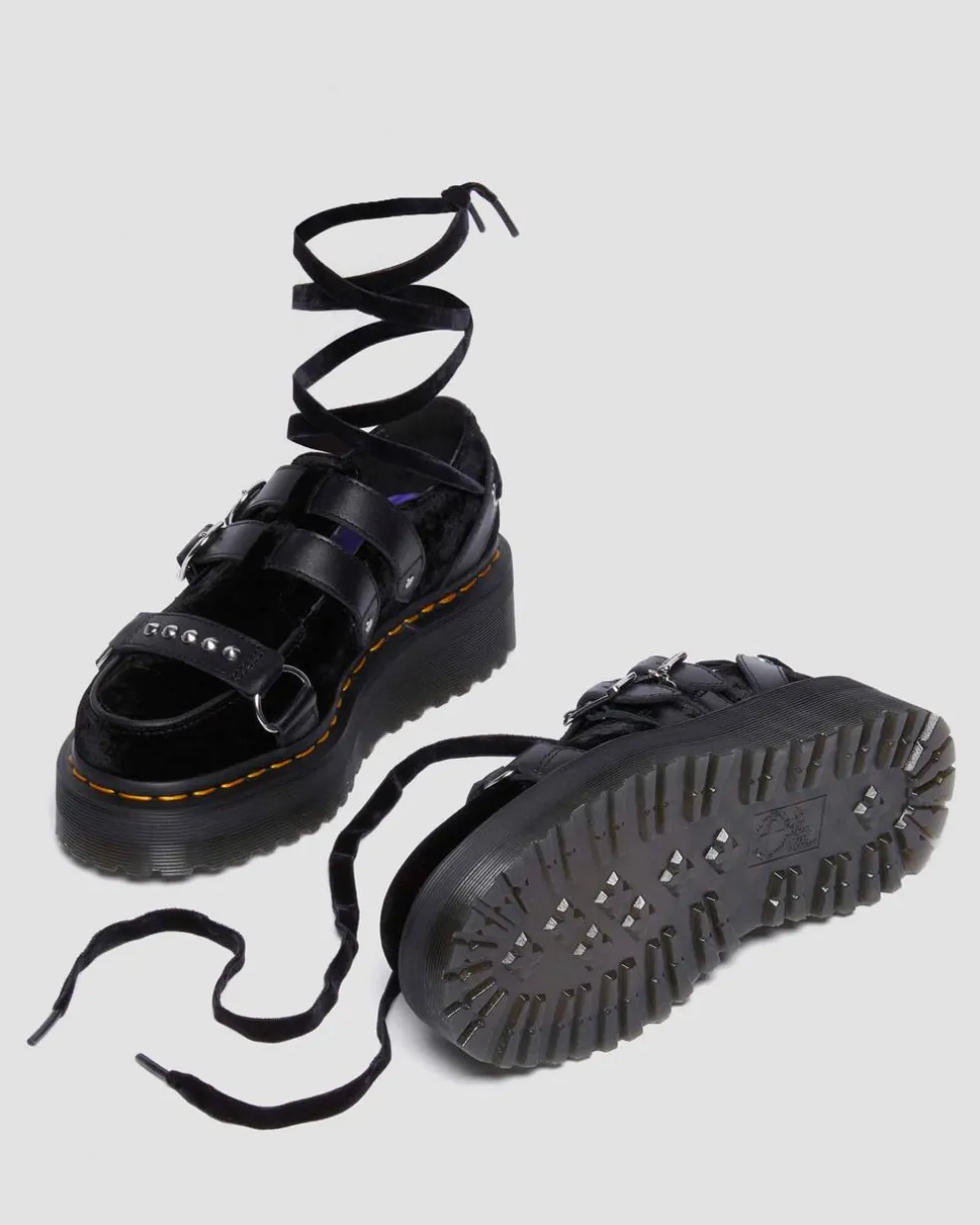 RAMSEY WEDNESDAY PLATFORM CREEPERS in Black
