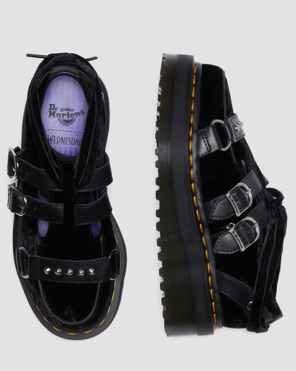 RAMSEY WEDNESDAY PLATFORM CREEPERS in Black