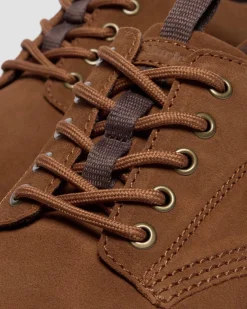 Reeder Greasy Suede Utility Shoes in Desert Brown