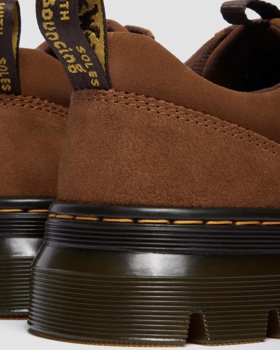 Reeder Greasy Suede Utility Shoes in Desert Brown