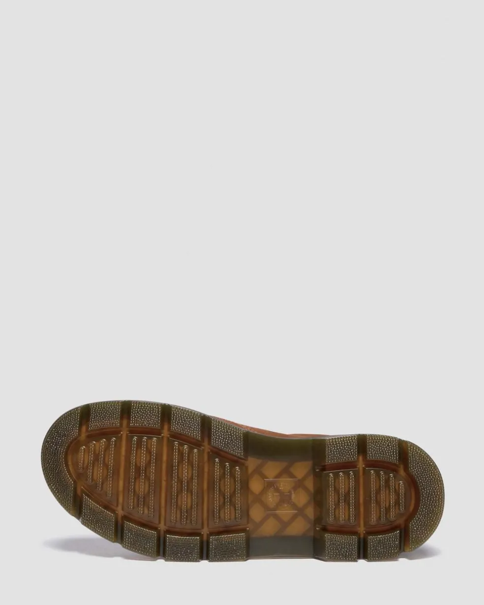 Reeder Greasy Suede Utility Shoes in Desert Brown