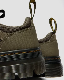 Reeder Mk.02 Canvas & Genix Nappa Utility Shoes in Dms Olive
