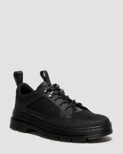 Reeder MK.02 Canvas & Leather Utility Shoes in Black