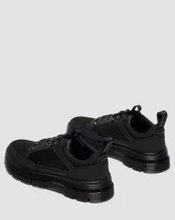 Reeder MK.02 Canvas & Leather Utility Shoes in Black
