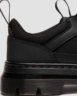 Reeder MK.02 Canvas & Leather Utility Shoes in Black