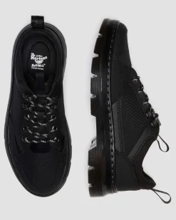Reeder MK.02 Canvas & Leather Utility Shoes in Black