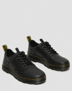 Reeder Wyoming Leather Utility Shoes in Black