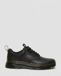 Reeder Wyoming Leather Utility Shoes in Black