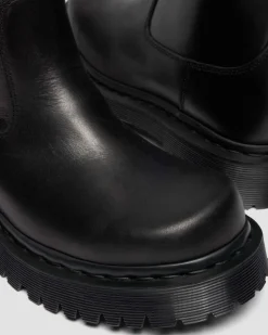 Rejena Hi Old Harness Leather Boots in Black