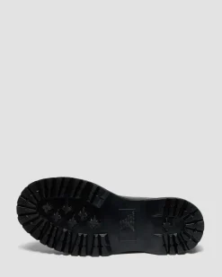 Rejena Mary Jane Old Harness Leather Shoes in Black