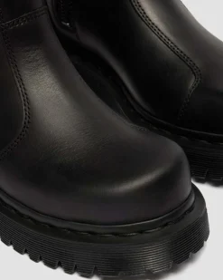 Rejena Old Harness Leather Boots in Black