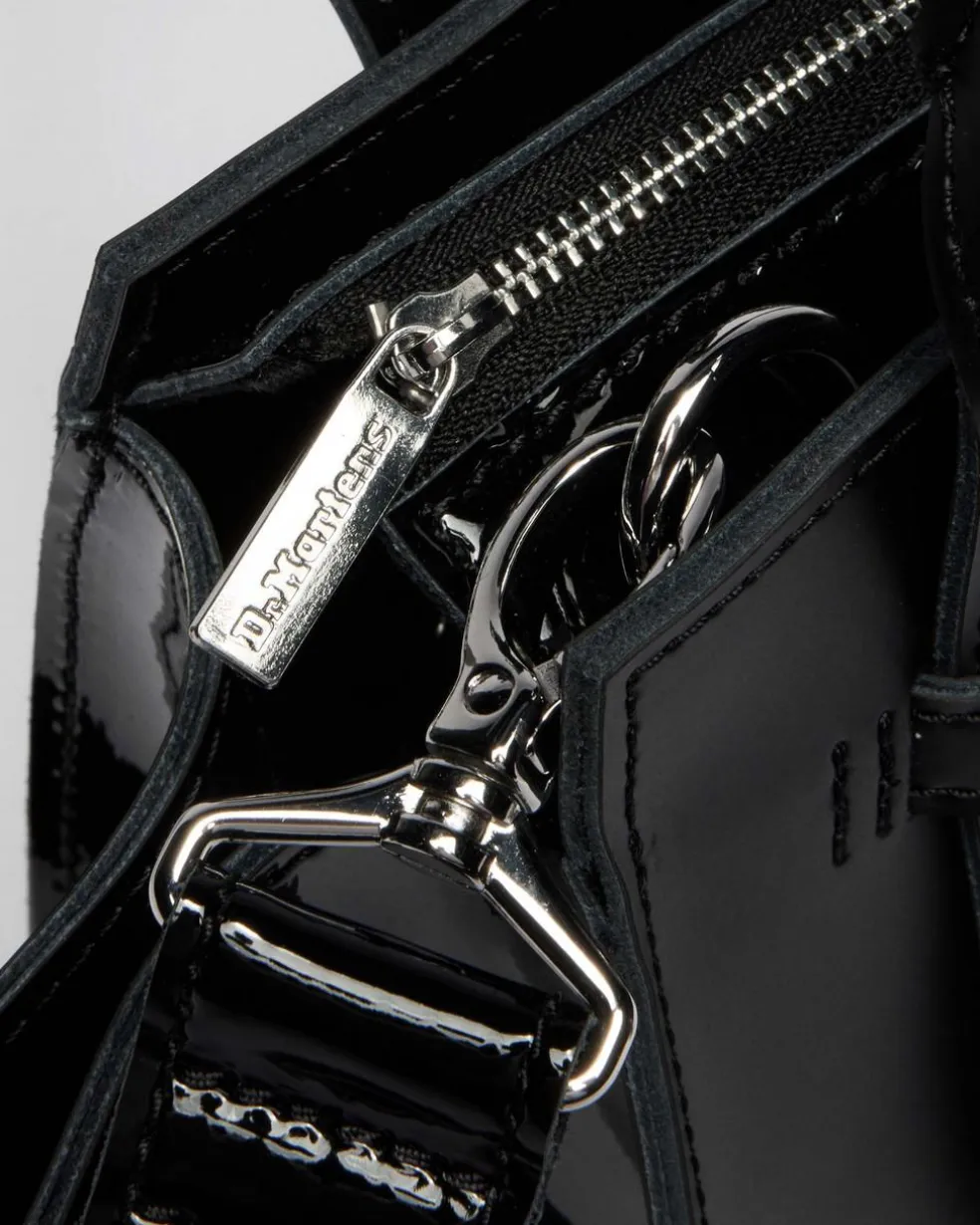 Small Leather Tote Bag in Black