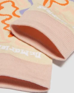 Soundwaves Cotton Blend Socks in Cloud Cream
