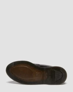 Temara Arcadia Leather Loafers in Cherry Red Arcadia