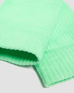 Tie Dye Organic Cotton Blend Socks in Fresh Green