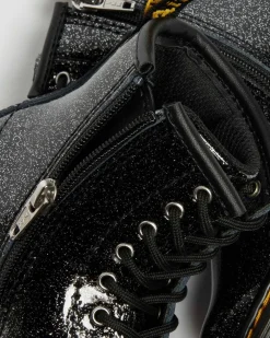 TODDLER 1460 GLITTER PATENT LEATHER BOOTS in Black