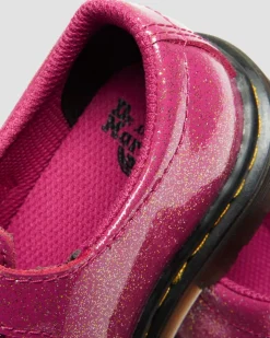 TODDLER 8065 GLITTER PATENT LEATHER MARY JANE SHOES in Fuchsia