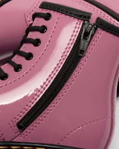 Toddler 1460 Patent Lamper Leather Boots in Dms Pink