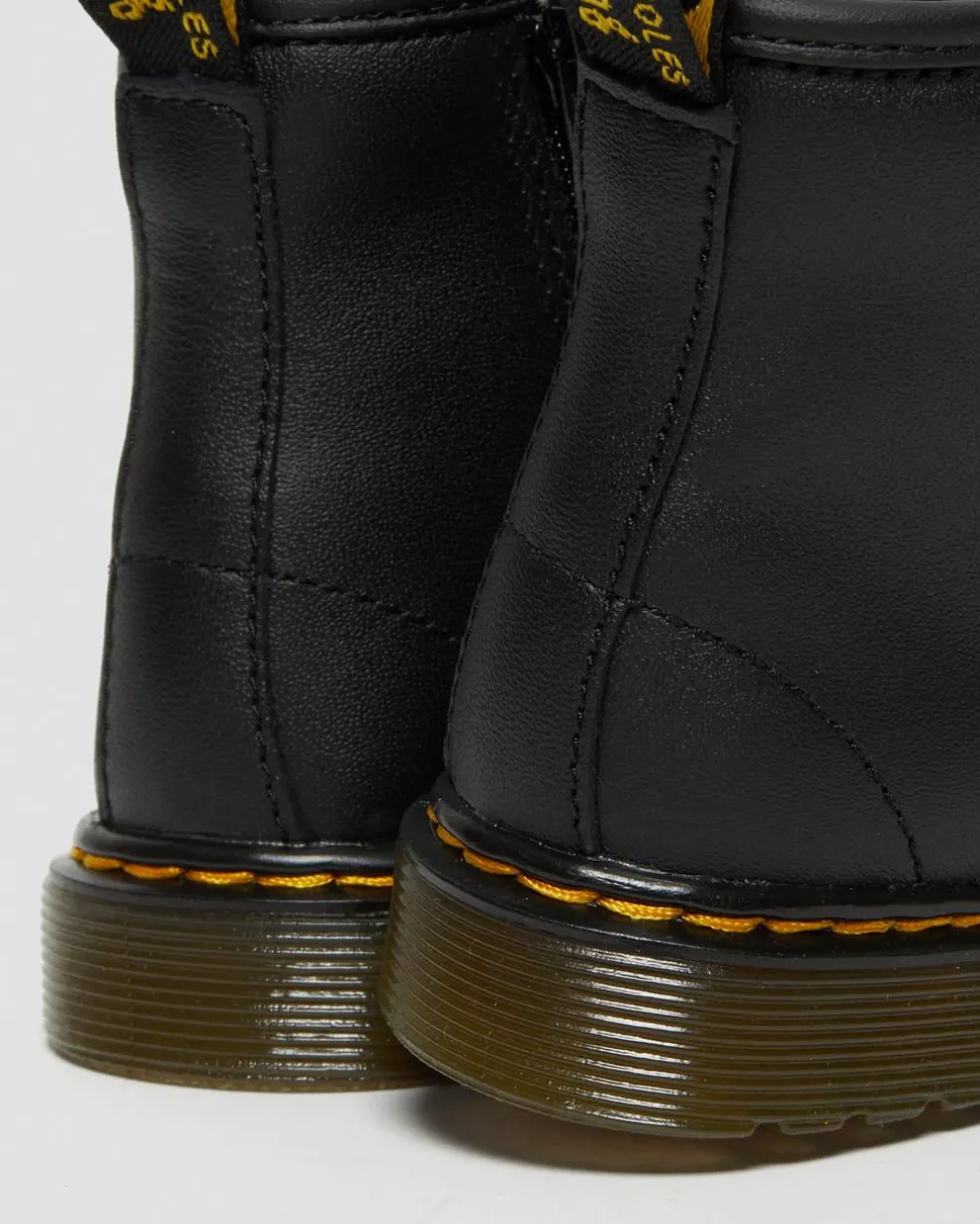 Toddler 1460 Softy T Leather Lace Up Boots in Black
