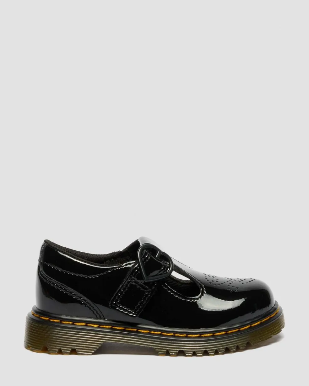 Toddler Polly II Heart Patent Leather Shoes