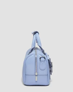 Top Handle Kiev & Patent Leather Bag in Cornflower Blue