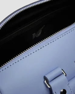 Top Handle Kiev & Patent Leather Bag in Cornflower Blue