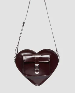 Vegan Heart Shaped Backpack in Cherry Red Arcadia