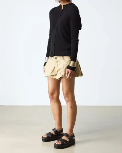 Voss II Athena Leather Strap Sandals in Black