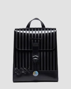 WEDNESDAY LEATHER MINI BACKPACK in Black