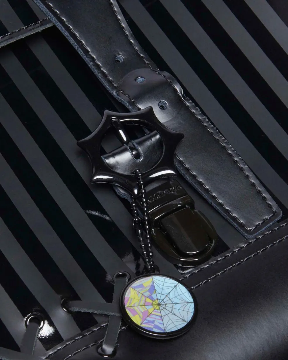 WEDNESDAY LEATHER MINI BACKPACK in Black