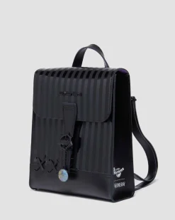 WEDNESDAY LEATHER MINI BACKPACK in Black