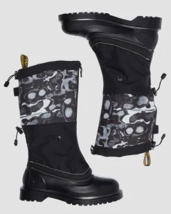 14xx Removable Gaiters Sub Boots in Black