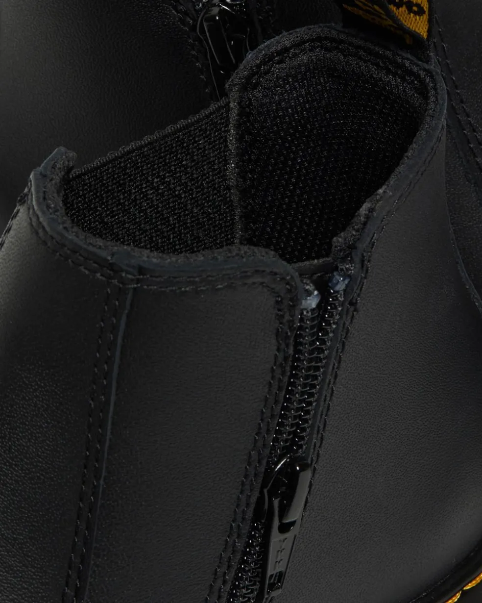 Youth 2976 Softy T Leather Chelsea Boots in Black