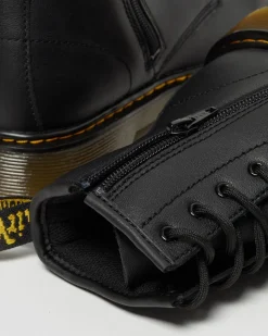 Youth 1460 Softy T Leather Lace Up Boots in Black